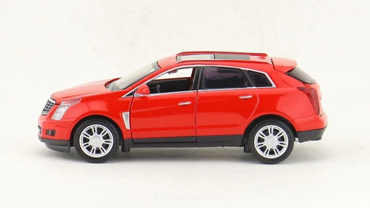 1:32 Cadillac SRX SUV игрушечный автомобиль модель сплав оттягивающий назад коллекция подарок внедорожный Акустооптический автомобиль детские игрушки