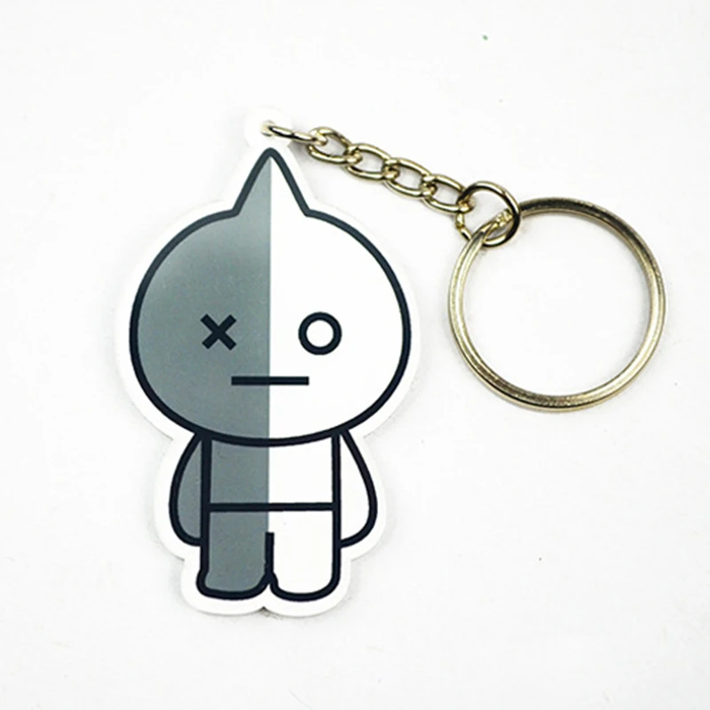 ch-bt-ji1 Bangtan брелок для мальчиков Корейская группа мультфильм фигура кулон брелок подарки - Цвет: ch-bt-ji1