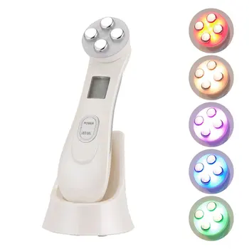 

Facial Massager Electroporation Radio Frequency Machine LED Photon Face Lifting Tighten Tool Skin Care Massager