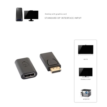 

Universal 2 pcs DP to DP/DP to HDMI Display Port Adapter Plugs Gold Plated Converter For PC Notebook Laptop Macbook Projector3