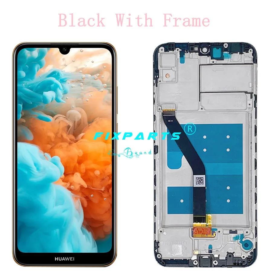 Black With Frame ЖК-дисплей huawei Y6 ЖК-дисплей Дисплей Сенсорный экран планшета huawei Y6 Prime ЖК-дисплей MRD-LX1f LX1 LX2 LX3 L21 L22 Y6 Pro - Цвет: Black With Frame
