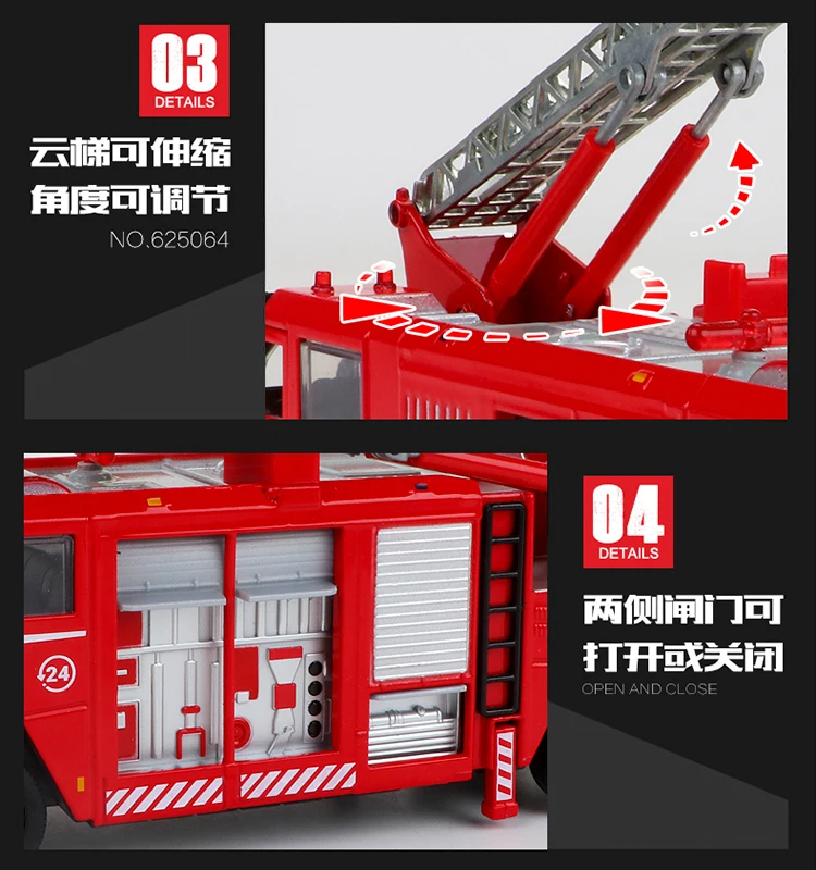 Сплав Beatle Diecasts& Toy Vehicles модель грузовика коллекция моделей автомобилей детские игрушки пожарные знания рождественские подарки на день рождения