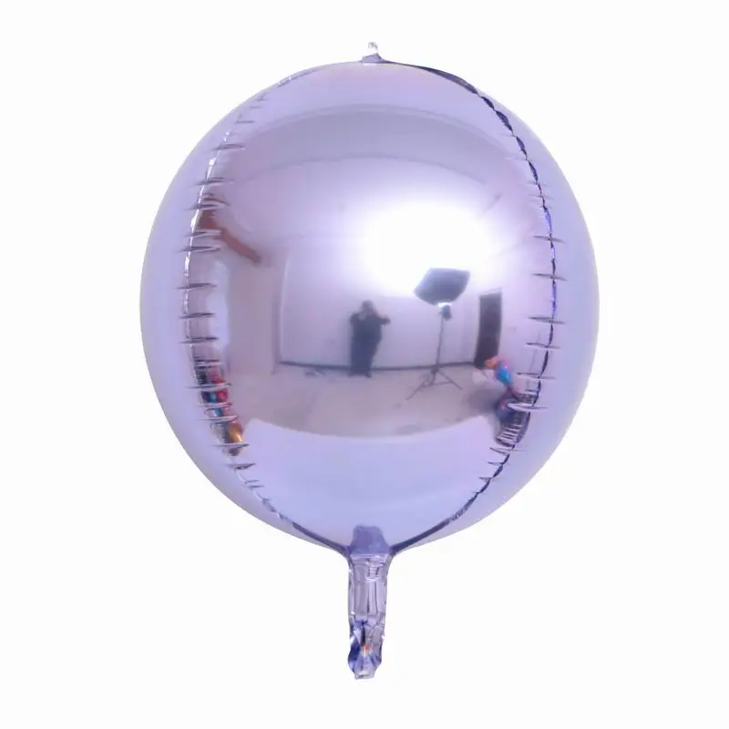 3 шт. розовое золото 4D 22 дюймов круглые алюминиевые фольги Воздушные шары металлический Свадебный шар украшения на вечеринку дня рождения баллон гелия поставки