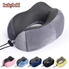 Car U Shaped Memory Foam Neck Pillows Soft Slow Rebound Space Travel Pillow Solid Neck Cervical Healthcare Bedding DropShipping ► Photo 1/6