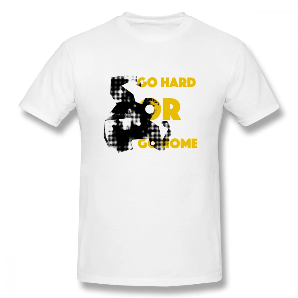 

Go Hard Or Go Home Pug Dog Weight Lifting Casual O-Neck Men's Basic Short Sleeve T-Shirt 100% Cotton Tee Shirt Printed