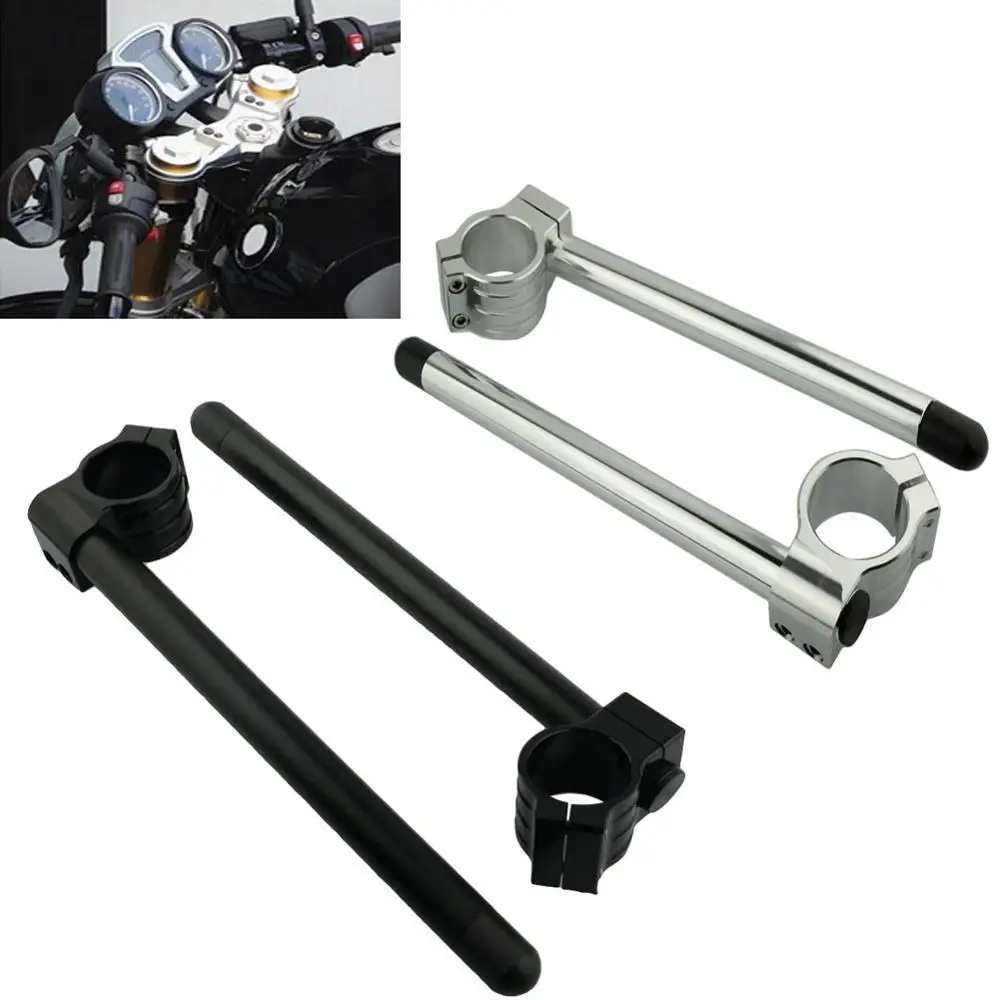 Compatible with 2pcs Replacement Handlebars Clipon 7/8 Fork Tube 22mm