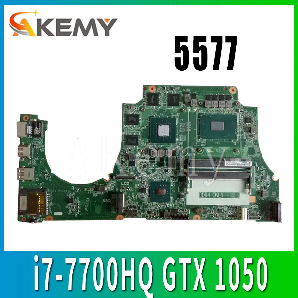 Для Dell Inspiron 15 5577 материнская плата для ноутбука DAAM9AMB8D0 CN 0TF0TH DDR4 w/i7 7700HQ и GTX 1050
