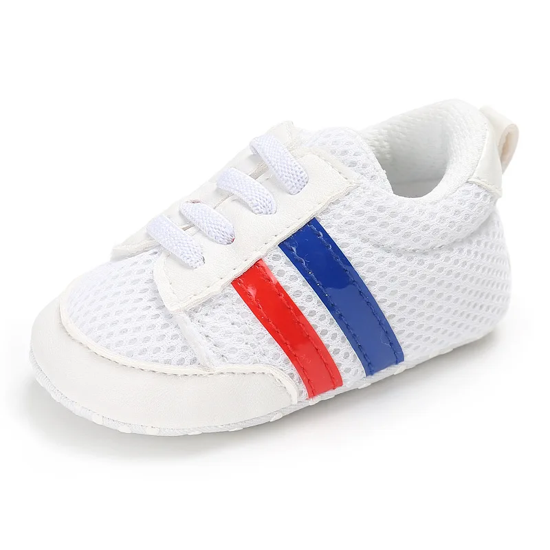 TOPATY/0-18 месяцев; обувь для маленьких мальчиков и девочек в форме сердца; обувь для малышей из искусственной кожи; детская обувь на шнуровке; Детские кроссовки на мягкой подошве; Bebe; обувь - Цвет: Red Blue