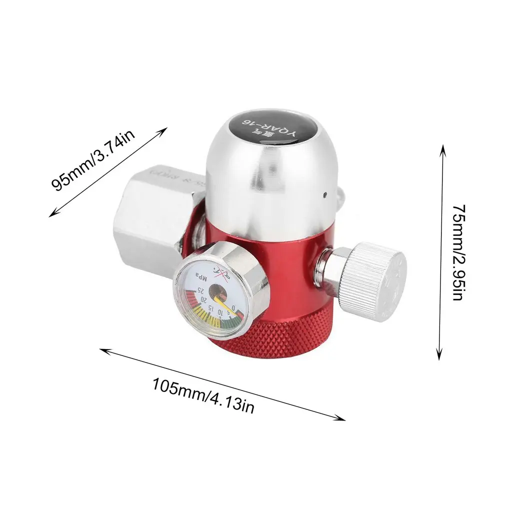0-25Mpa Argon Regulator Co2 Mig Tig Flowmeter Gas Regulator Flowmeter Welding Table Argon Regulator Pressure Reducer