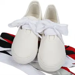 Красный 1 двухсторонняя продаются 3 см; широкая обувь с кружевами веревочная лента
