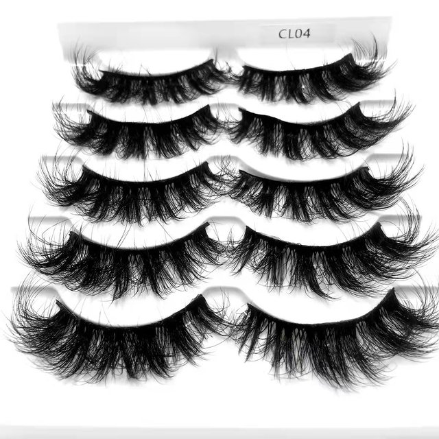 Pairs Multipack 3D Mink Lashes False Eyelashes Handmade Wispy Fluffy Long Lashes Natural Eye Makeup Tools Eye Lashes H13 E08
