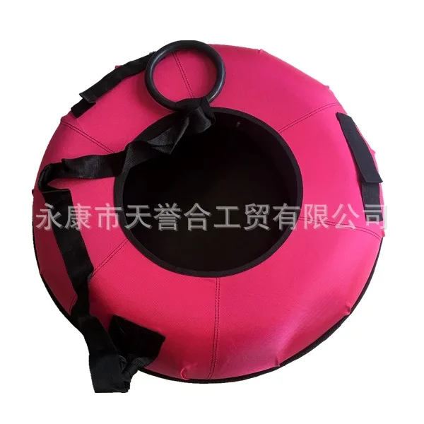 Skiing children's models 70cm round dryland wear thick inflatable sand board water skiing turf ski tow ring