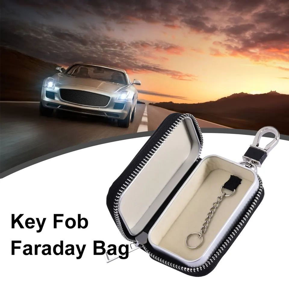 Car Key Signal Blocker Faraday Case Pouch
