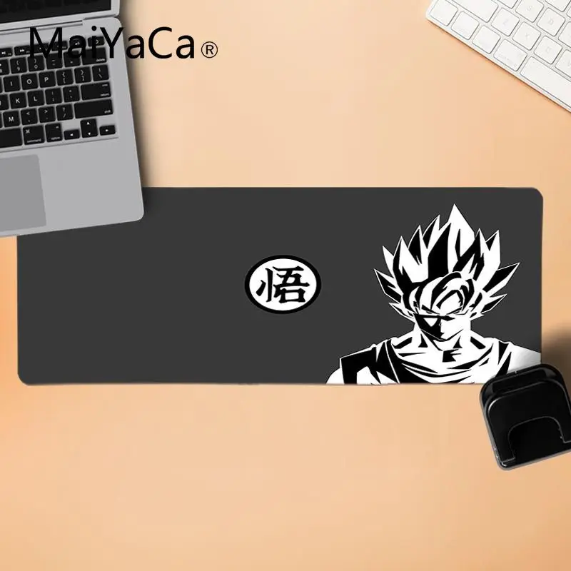 MaiYaCa ваши собственные коврики мультфильм Dragon Ball Аниме Гоку компьютерные игровые коврики скорость геймера мыши розничная маленький резиновый коврик для мыши - Цвет: LockEdge 30X90cm