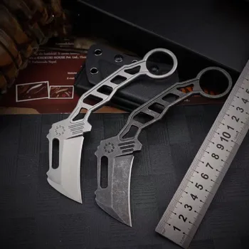 

2020 claw knife 9Cr18 blade karambit hunting pocket fold tactical knife stiletto utility cs go survival knife camping outdoor