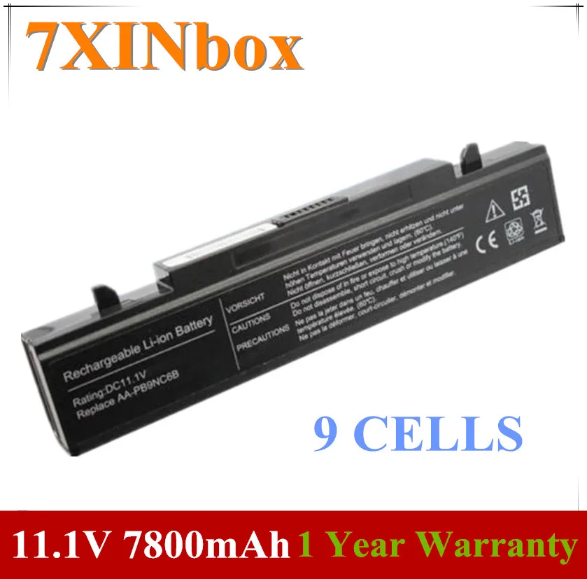 7 xinbox 11,1 V 7800mAh лаптоп с Батарея для SAMSUNG AA-PB9NC5B AA-PB9NC6W AA-PB9NS6B AA-PL9NC2B AA-PB9NC6B AA-PB9NC6W/E AA-PB9NS6W