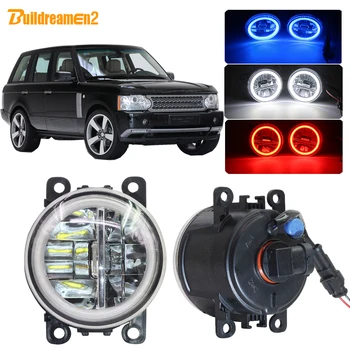 

Buildreamen2 Car H11 LED Fog Light Kit Angel Eye Daytime Running Light DRL 12V For Land Rover Range Rover III SUV (LM) 2009-2012