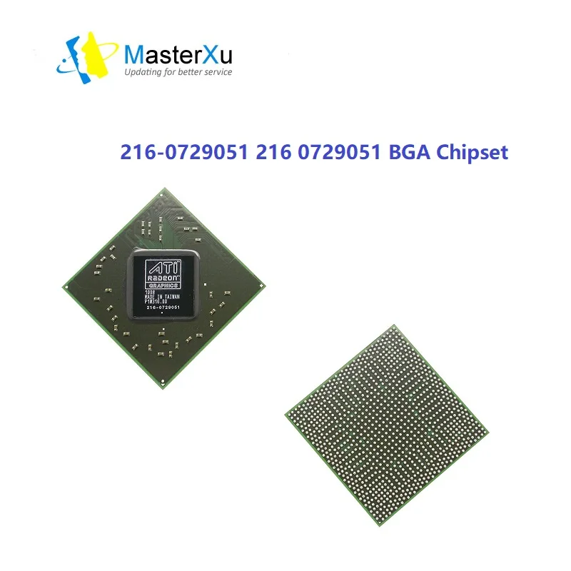 Чипсет 216-0729051 216 0729051 BGA DC:2019 + 100 Новый чипсет ATI для видеокарты Mobility Radeon HD 4670 ремонта
