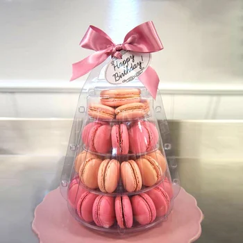 

4/6 Layer Macaron Display Stand Cupcake Tower Rack Cake Stand Versatile Tower Wedding Birthday Dessert Decorating Stand Bakeware