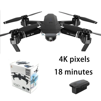 

SG901 Foldable Drone Wide Angle 4K/1080P HD Dual Camera Optical WiFi Follow Me RC Drone FPV Professional Long Battery Aircraft
