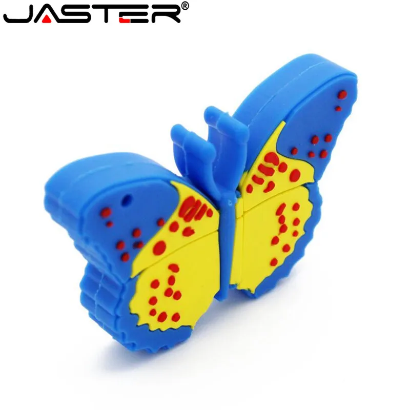 JASTER USB 2,0 бабочка USB флеш-накопитель мультяшный флеш-накопитель Миньоны карта памяти Флешка 4 ГБ 8 ГБ 16 ГБ 32 ГБ 64 ГБ USB флешка подарок
