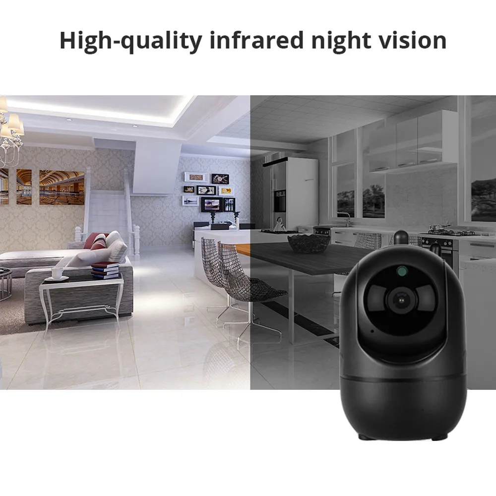 Home Wireless IP Camera HD 1080P Intelligent Automatic Tracking Human Baby Cell Phone Monitoring CCTV Network Wifi Surveillance