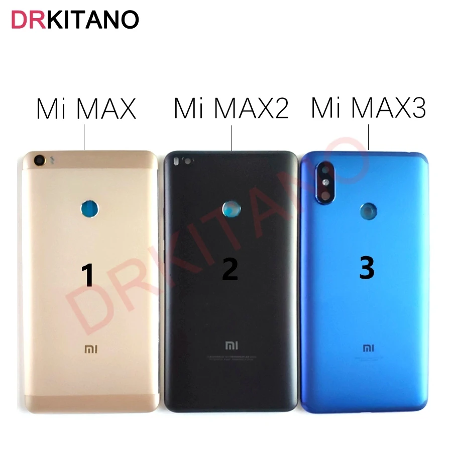 Для Xiaomi Mi MAX 3 задняя крышка корпуса батареи задняя дверь чехол для Xiaomi Mi Max 2 задняя крышка MAX2 MAX3 запасные части