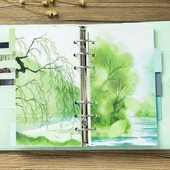 

5pcs/set 6 Holes A5 Spiral Notebook Index Divider Filler Planner Insert Refill Loose Leaf Journal Agenda Stationery Office