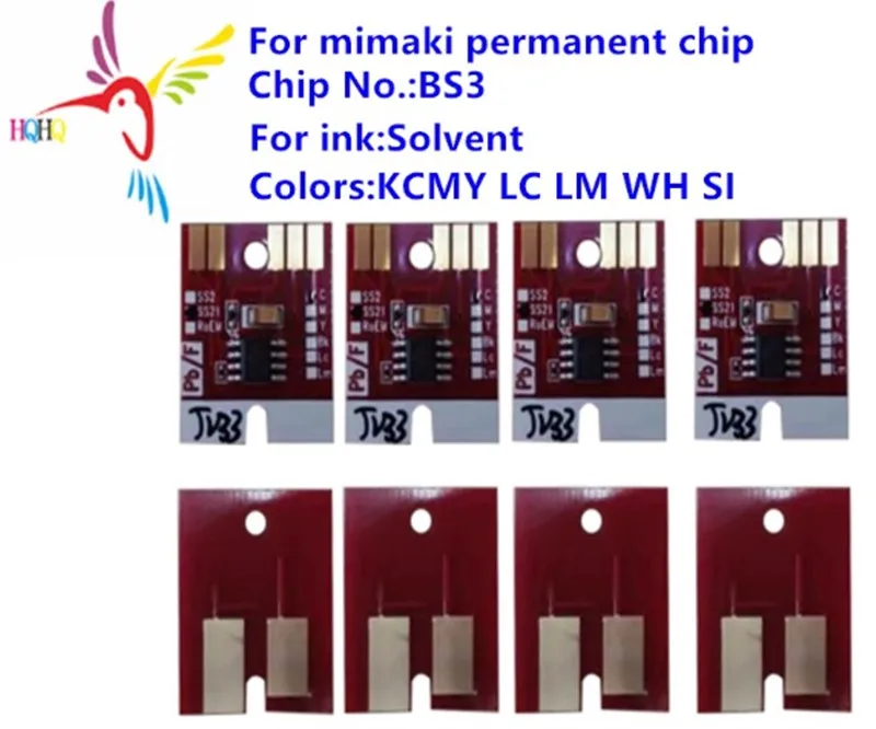 BS3 растворитель Постоянный чип для Mimaki JV33 принтер растворитель Постоянный чип BS3 совместимый для Mimaki JV33 принтер