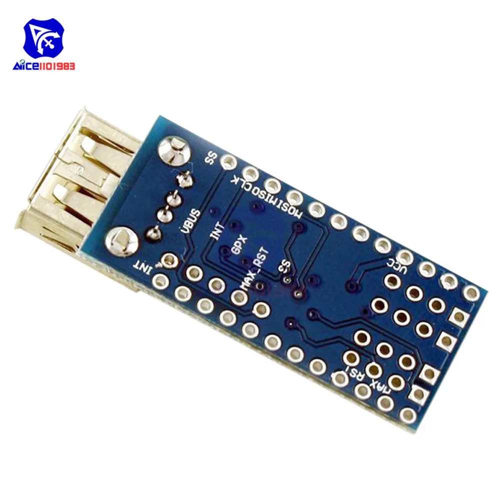 Mini-USB Host Shield SPI Интерфейс Поддержка Google ADK для Arduino UNO Atmega328p MEGA 2560 Duemilanove Модуль расширения доска