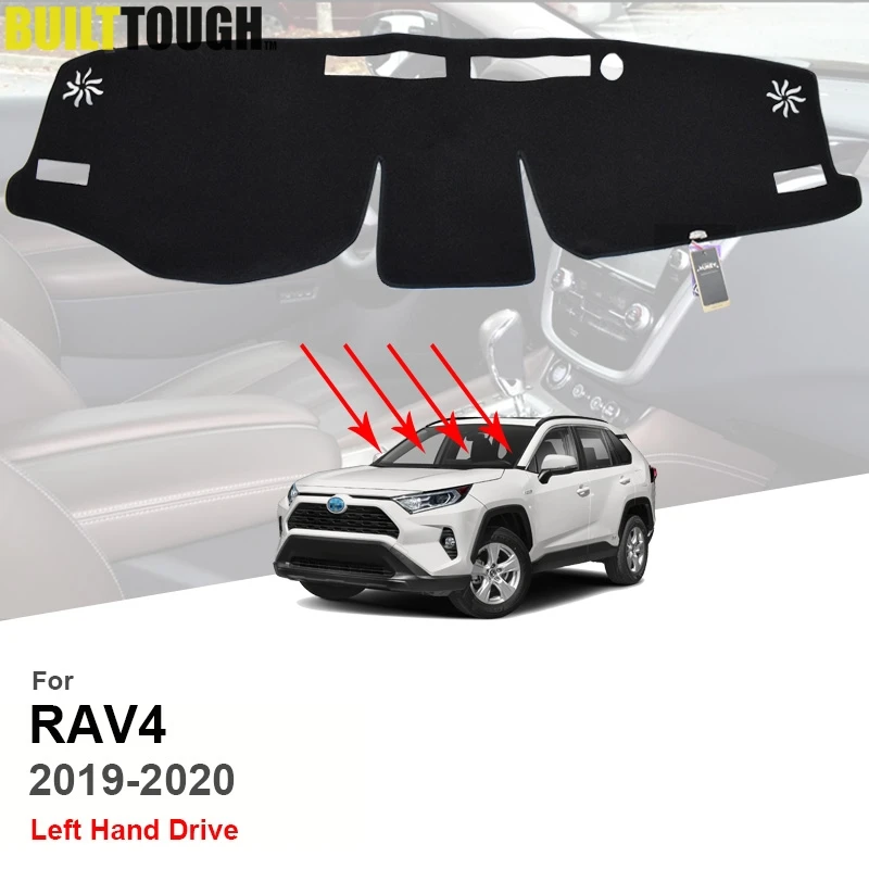 Kaufe Auto Dashboard Abdeckung DashMat Teppich Für Toyota RAV4 RAV 4 XA40  2013 - 2018 Sonnenschutz 2017 2016 2015