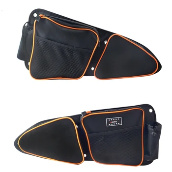 

Front Side Door Storage Bag Waterproof with Knee Pad for RZR