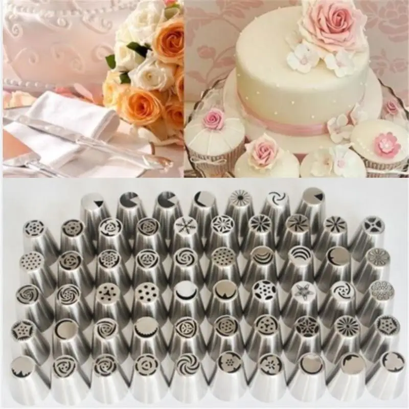 

CellDeal Russian Tulip Icing Piping Nozzles Stainless Steel Flower Cream Pastry Tips Nozzles Bag Cupcake Cake Decorating Tools