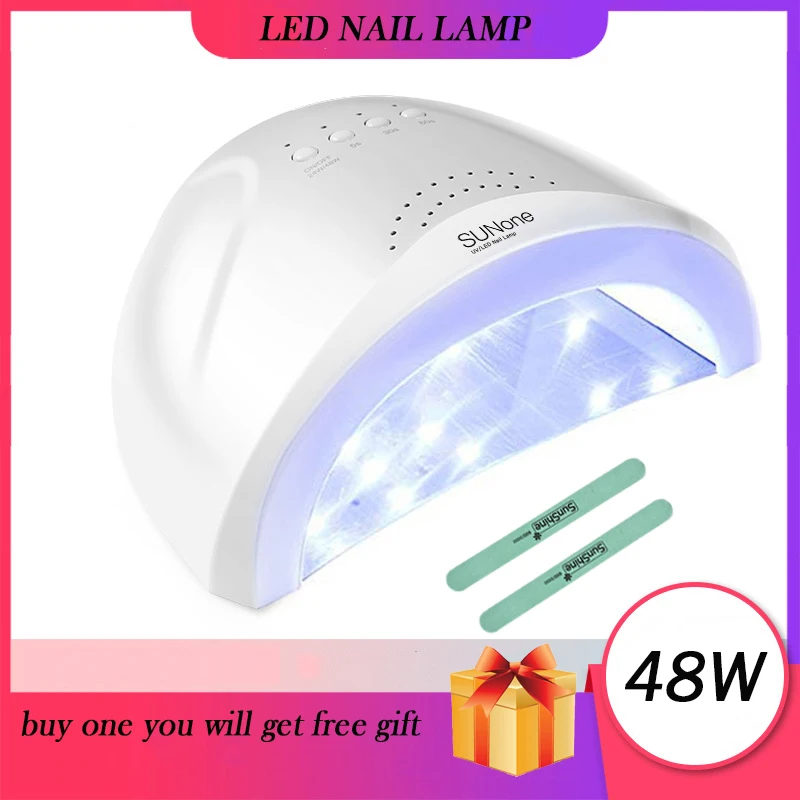 Лампа для ногтей 48 Вт УФ-лампа гель-лака светодиодный светильник 30 S Сушилка 3