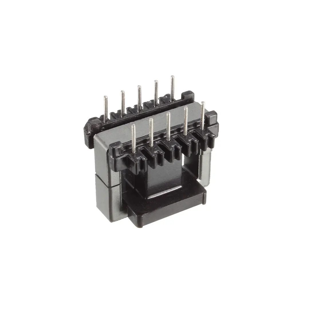 Uxcell 5 комплектов EE25 5 с 5pin Трансформатор бобины PC40 ферритовый сердечник вертикальные 10 ферритовых половинок и 5 бобин