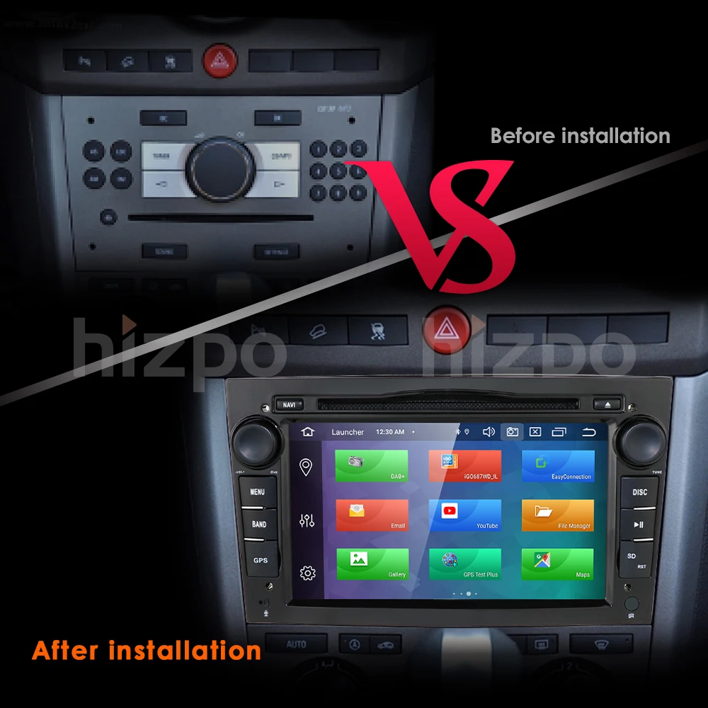 Hizpo PX5 2 Din Octa Core " Android 8,0 автомобильный dvd-радиоплеер для Opel Astra Vectra Antara Zafira Corsa gps Navi Wi-Fi и Bluetooth