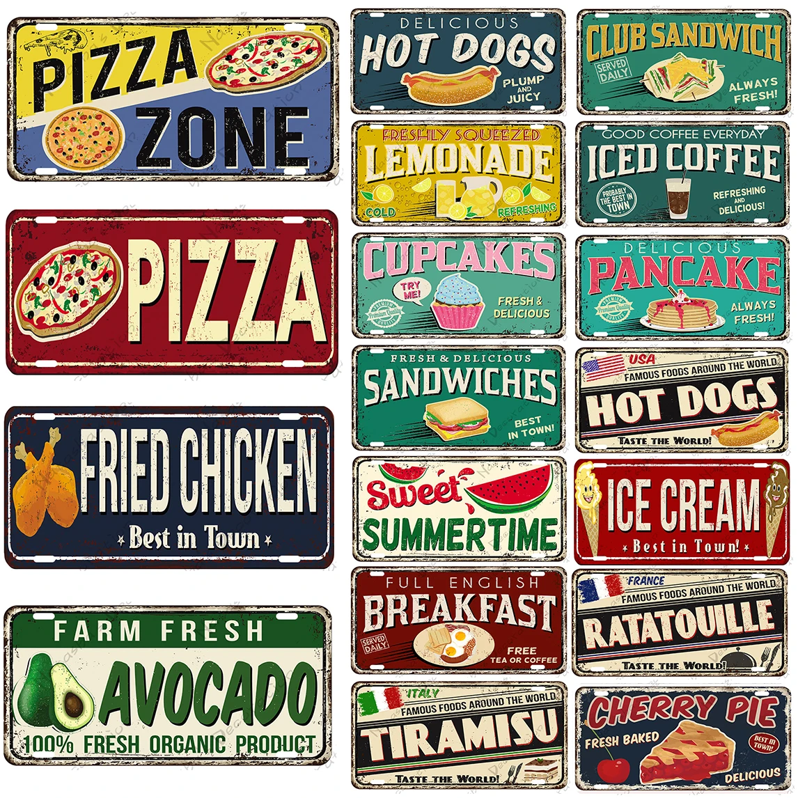 Metal Decorative Plate Tin Decorative Plate Metal Decor Signs Tin