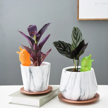 

Creative Cute Plant Self Watering Stakes Automatic Spikes Bird Design Plant Waterer Irrigation System Garden Working Supplies