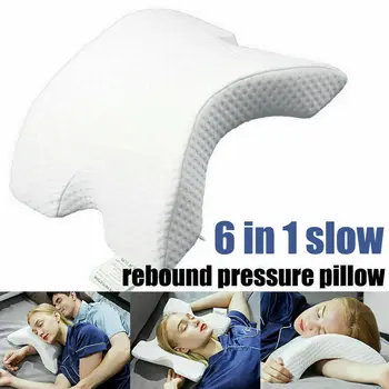 

Memory Foam Tunnel U-Shape Pillow Slow Rebound Anti-Pressure Hand Hug Sleep Deep Sleep Couple Pillow Office Rest Pillows