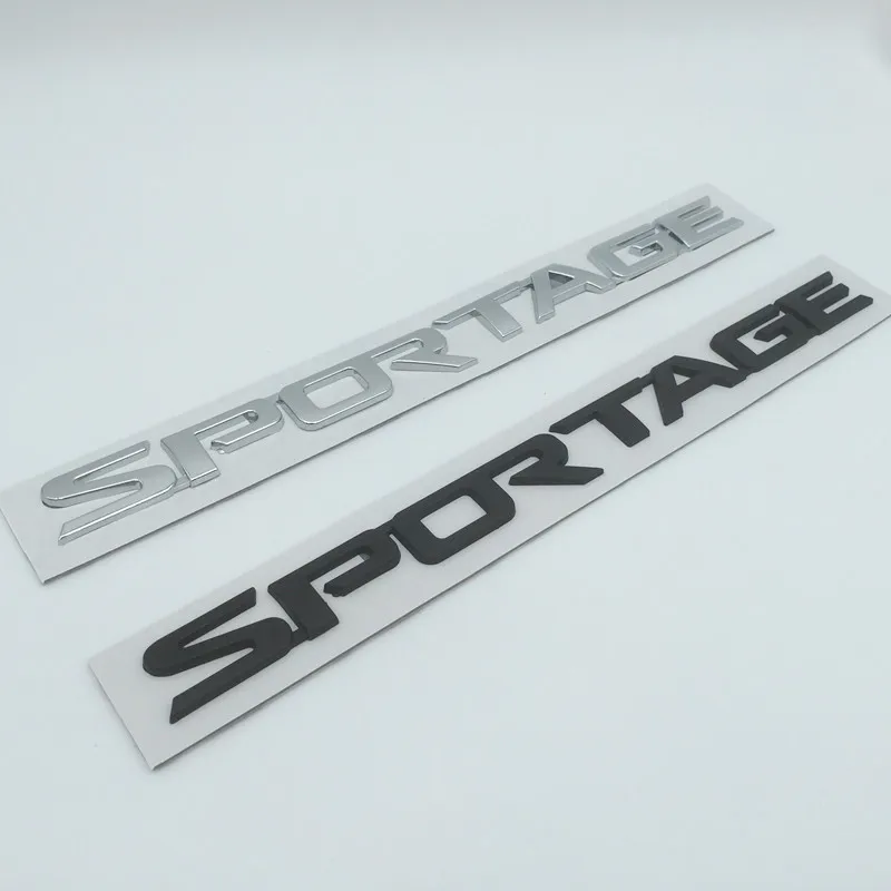 1pcs 3D ABS SPORTAGE car Letter Rear trunk Decals Emblem badge sticker Decal styling Accessories | Автомобили и мотоциклы