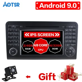 

Android 9.0 GPS navigationDVD Player for Benz ML CLASS W164 ML300,ML350,ML450, ML500 Radio audio media player car recorder IPS
