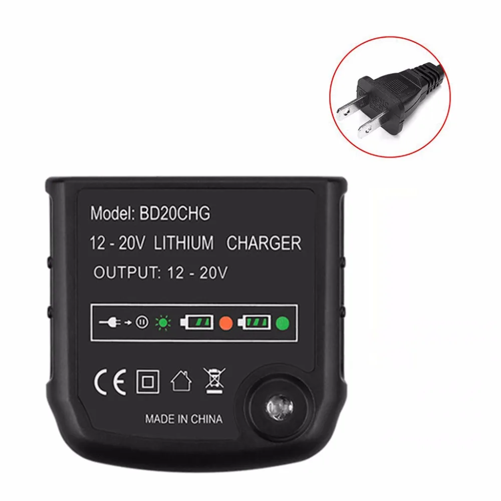 Литий-ионное зарядное устройство для Black and Decker 20V серии LBXR20 LBXR20-OPE LB20 A5YA