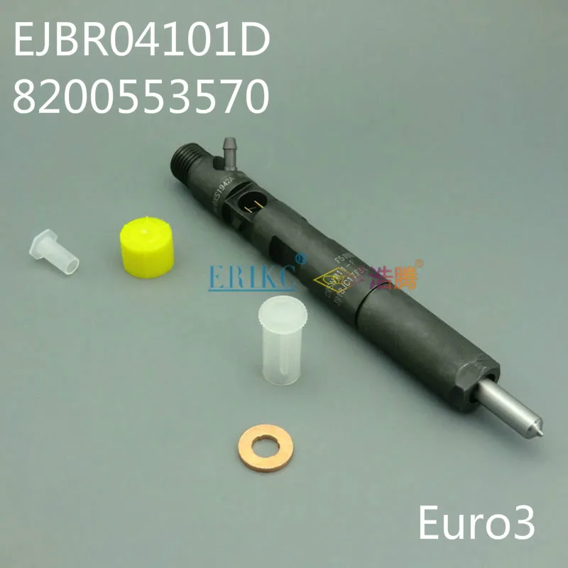 ERIKC EJBR04101D (8200553570) новый подлинный топливный инжектор общей топливной магистрали