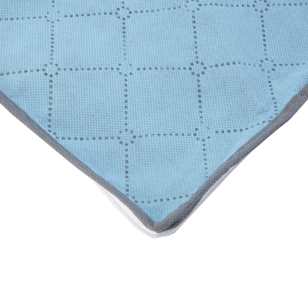 Newest Portable Non Woven Pouch Holder Blanket Pillow Underbed Storage Bag Box Foldable Transparent Window hot selling