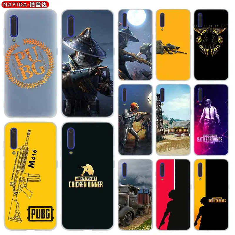 Soft Silicone Case For Xiaomi 11 10 9 8 A2 A3 CC9 Lite POCO X3 Pro 6X 10i 9se Cover PUBG Jedi survival | Мобильные телефоны и