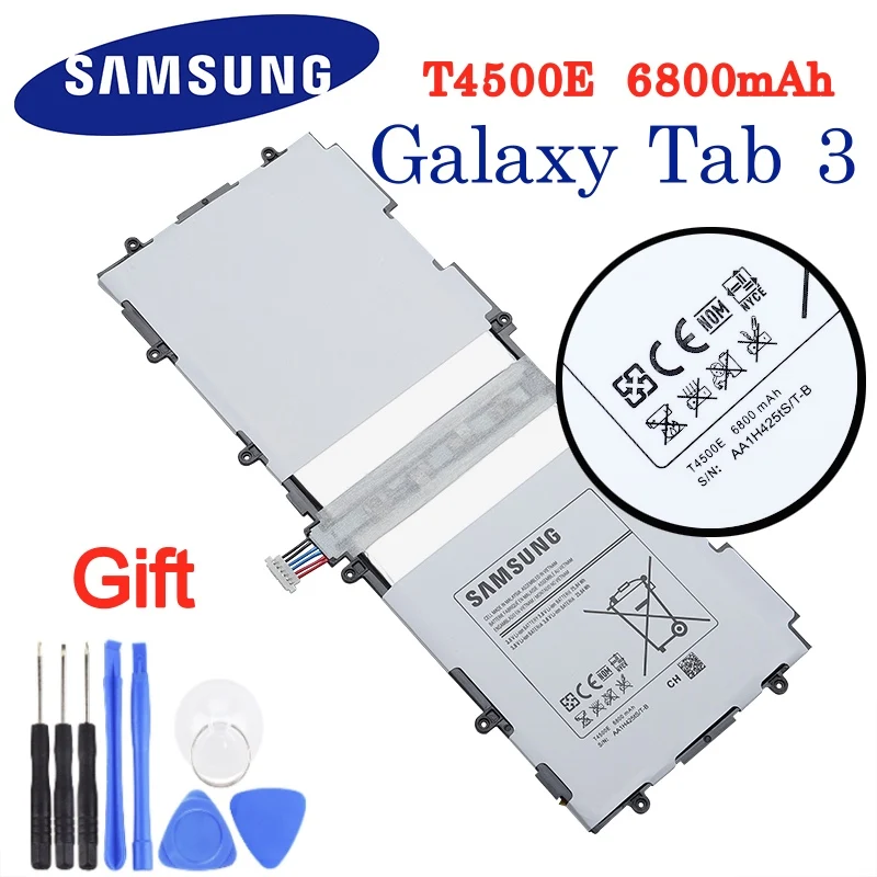 Samsung Galaxy Tab 3 10.1 Replacement Battery T4500E P5210 6800mAh FREE TOOLS 