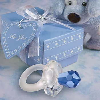 

20PCS Luxurious Crystal Pacifier Favors Crystal Nipple Baby Shower Favors Wedding Birthday Party Gifts for Guest Free Shipping
