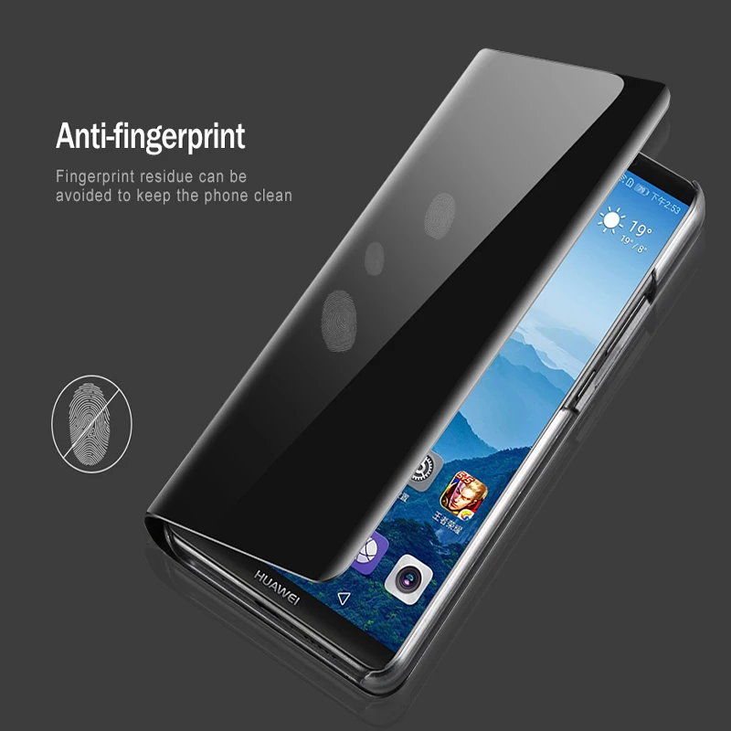 Умный зеркальный флип-чехол для OnePlus 7T 7 Pro Чехол для телефона для OnePlus 5T 6T 6 Чехол для телефона защитный чехол
