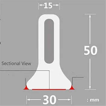 

Silicon Water Blocker Dry and Wet Separation Home Improve Bathroom Water Stopper Flood Barrier Rubber Dam Dropshiping