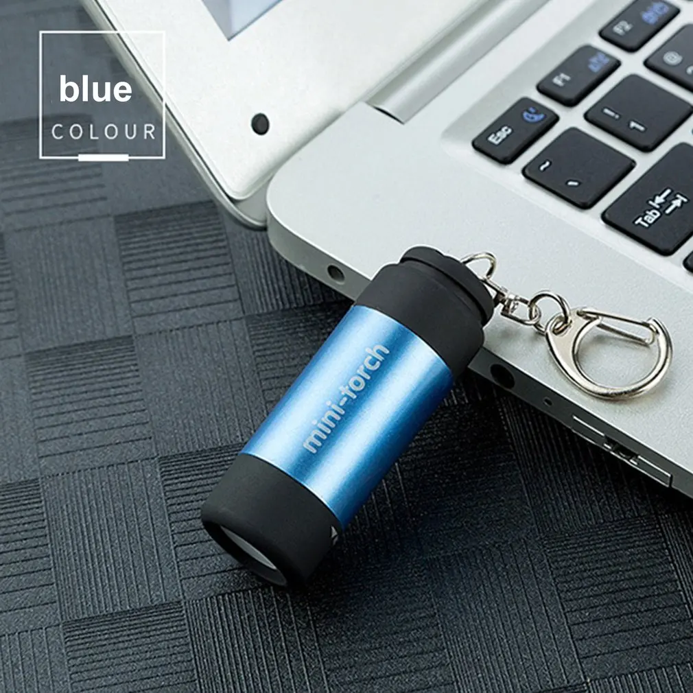 Карманный водонепроницаемый USB мини флэш-светильник s ручной светодиодный светильник супер яркий Карманный рабочий светильник для аварийного кемпинга